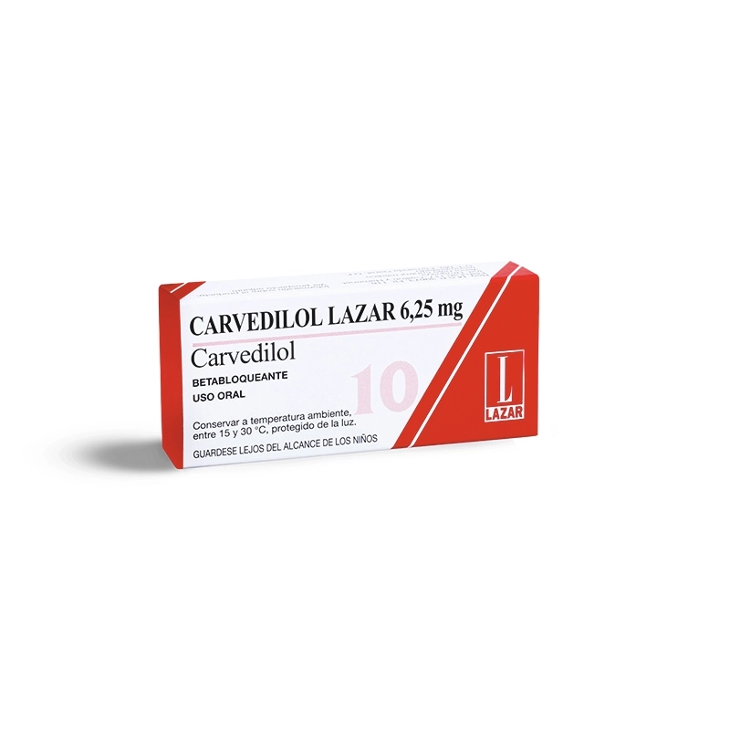 CARVEDILOL LAZAR 6,25 mg